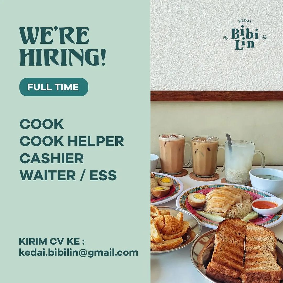 Lowongan Kerja Sebagai Cook Cook Helper Cashier Waiter Waitress