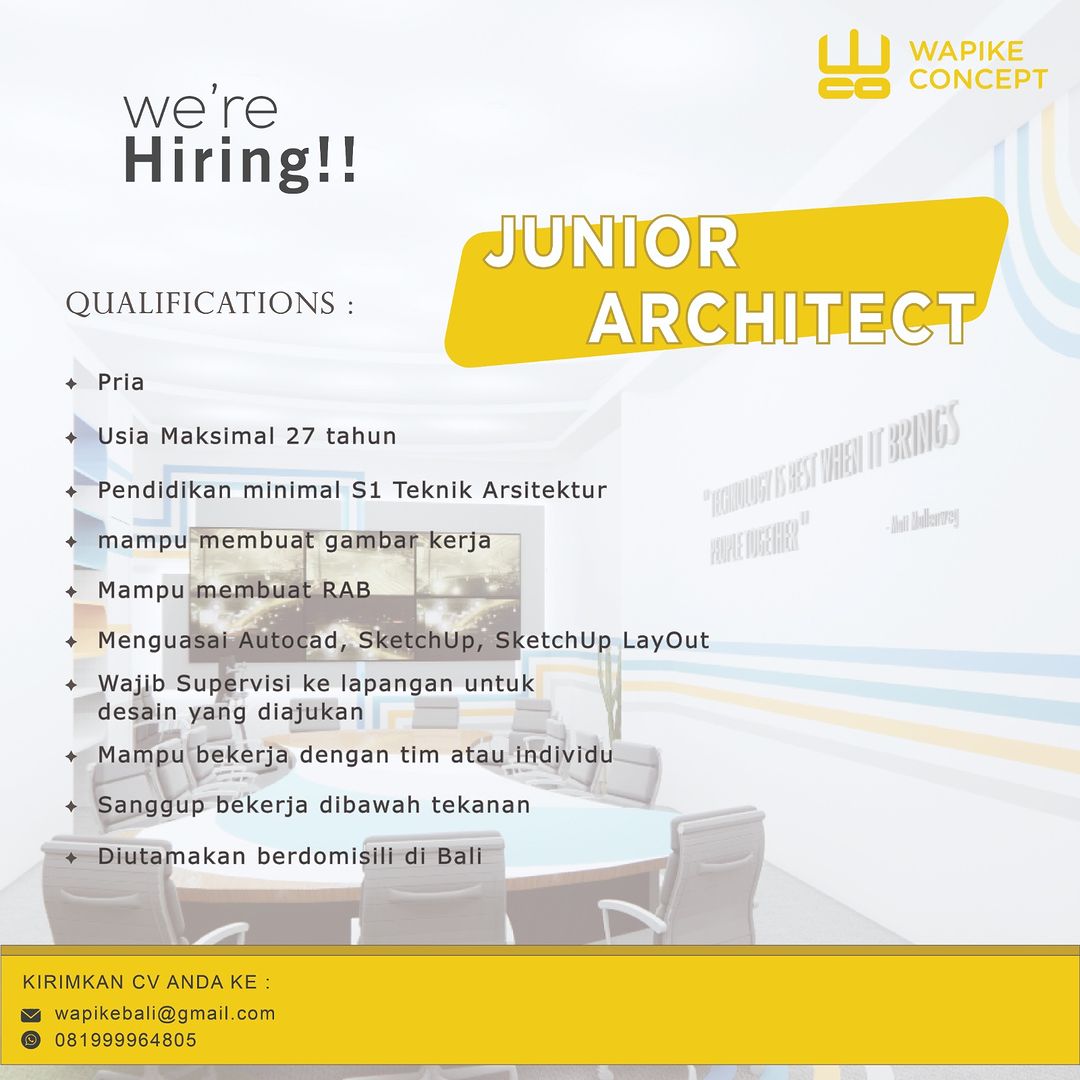 Lowongan Kerja Sebagai Staff Admin Graphic Designer Content Creator