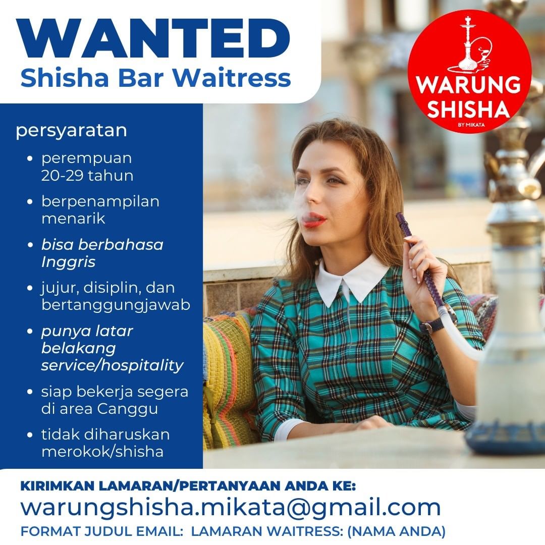 Lowongan Kerja waiter shisha maker di livins sky lounge