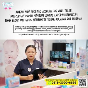 Lowongan Kerja Sebagai Accounting, Baby Product Consultant, Kasir  untuk Genyc Baby Penempatan di Bali