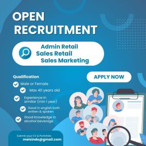 Lowongan Kerja Sebagai Admin Retail, Sales Retail, Sales Marketing  untuk Meisindo Penempatan di Denpasar