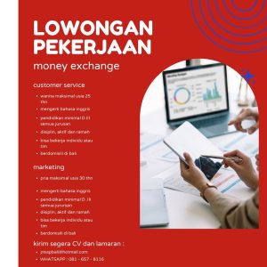 Lowongan Kerja Sebagai Customer Service, Marketing untuk PT Surya Sastra Perkasa Penempatan di Legian, Badung