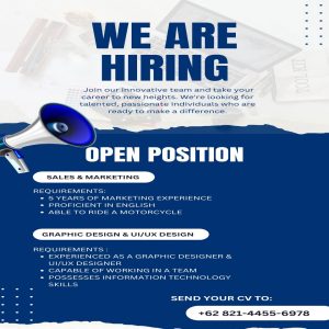 Lowongan Kerja Sebagai Sales & Marketing untuk The Connect Agency Penempatan di Jimbaran, Badung