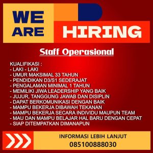 Lowongan Kerja Sebagai Staff Operasional, Admin Logistik untuk PT. Kacebe Murni Transport Penempatan di Denpasar 