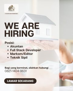 Lowongan Kerja Sebagai Akuntan, Full Stack Developer, Markom/Editor, Teknik Sipil untuk PT Master Karya Propertindo Penempatan di Denpasar 