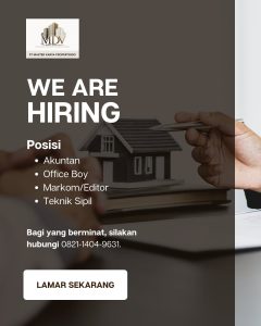 Lowongan Kerja Sebagai Akuntan, Office Boy, Markom/Editor, Teknik Sipil untuk PT. Master Karya Propertindo Penempatan di Denpasar