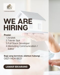 Lowongan Kerja Sebagai Arsitek, Teknik Sipil, Full Stack Developer, Marketing Communication / Editor untuk PT Master Karya Propertindo Penempatan di Denpasar