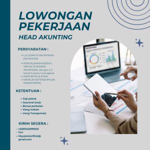 Lowongan Kerja Sebagai Head Accounting untuk AMV Shooting Sport Bar Penempatan di Kuta, Badung